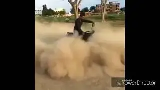 royal bullet STUNT INDIA  Javed gauri royal Enfield stunt Bullet bike Bullet  stunts thrissur 2019