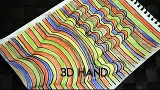 How To: Draw 3D Hand!