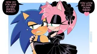 Amy Blackrose Meets Sonic