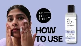 How to use Deconstruct's Oil Control Face Wash?
