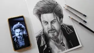 Jawan movie Vikram Rathore drawing,  Shahrukh khan drawing