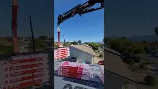 shingle delivery in #Vegas #roofing #construction
