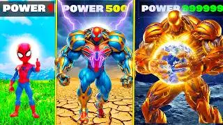 GTA 5: Franklin and Shinchan&rsquo;s $1 to $1,000,000 Spider-Man Suit Upgrade Challenge | GTA 5