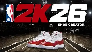 NBA 2K26 Shoe Creator - How to make Air Jordan Retro 11 'Cherry'