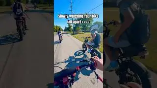 Watching your bike fall apart! Ridstar Q20! #ridstar #shorts
