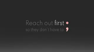 Reach Out First: Mental Health Awareness Motion Graphic