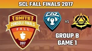 SMITE Console League Fall Finals - Group B: CAZ Esports vs. Myth Gaming (Game 1)