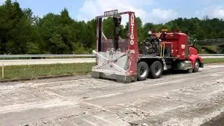 Breaking Up Concrete - Replaced with Smooth Asphalt