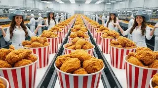 How KFC Chicken Is Made (From Farm to Bucket) | Factory 