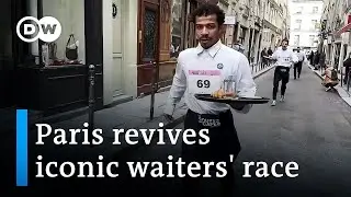 Race puts Paris waiters through their paces | DW News