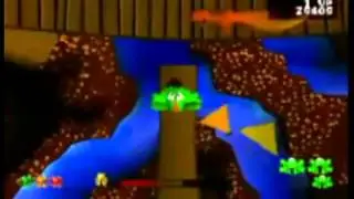 Frogger (PSX) Walkthrough Forest Zone: 3-2 Canopy Capers