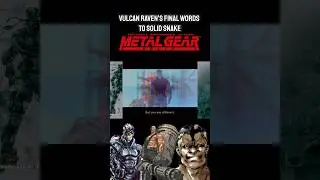 Vulcan Raven&rsquo;s Last words | MGS1 #shorts