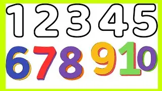 Number Song 1-20 for Children Counting Numbers | The Singing Song for Beginners ✍️✍️✅🌈