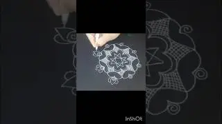 Easy Rangoli design #rangoli #muggulu #rangolidesigns