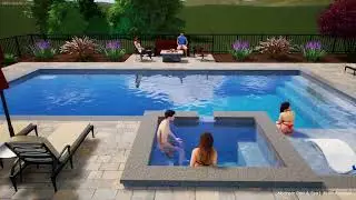 Gunite Pool & Spa Design -  Hampton Falls, NH