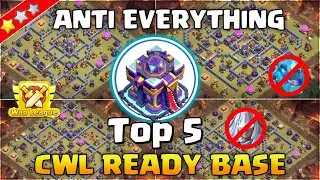 TOP 5! INSANE TH15 CWL Base 2026 | Anti 3 Star | With Links | Clash of Clans 