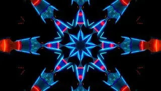 🌈 Trippy Kaleidoscope Visuals | Transformative Stress Relief ❊60fps 🎶
