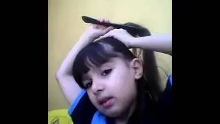 Hadassa Cibelly ensina como pentear cabelos liso...
