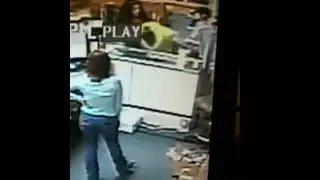 shoplifter thwarted, but I almost got beat up.