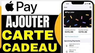Comment Ajouter Une Carte Cadeau Sur Apple Pay ( Tr&egrave;s Facile )