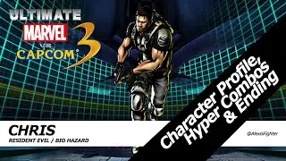 UMVC3 - Chris - Profile, Hyper Combos & Ending