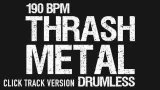 Thrash Metal Drumless Backing Track With Click Track