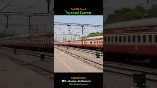 Old ICF Rajdhani Coach speeding towards New Delhi #indianrailways #train #railfans #trainspotting