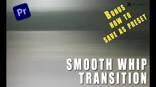 Transition Whip Pan PREMIERE PRO tutorial