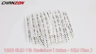100Pcs/lot 1206 1% High Precision SMD Resistor 0 1 10 100 220 330 1K
