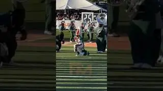 FAMU&rsquo;s FIRST female head drum major 💚🧡🐍💂🏾&zwj;♀️