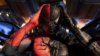 Spider-Man Vs The Hunters With Raimi Black Suit Transformation Marvel's Spider-Man 2