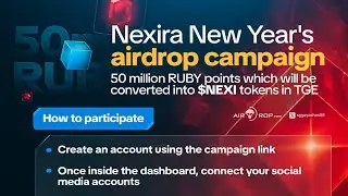 Nexira Airdrop join now for extra rewards points program is live #airdrop #update #ai