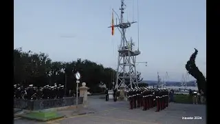 Arriado Bandera Nacional, 487º Anv. Inf. Marina Ferrol 2024