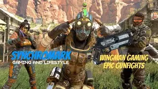 APEX LEGENDS WINGMAN MONTAGE with epic FIGHT SCENES