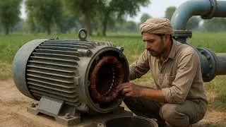 Tube well motor repairing DiY large size motor repairing with Jugadi engineer. 