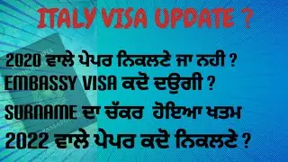 ITALY VISA UPDATE |VISA STAMPING START | ITALY 2022 PAPER KDO NIKLU #ITALY #ITALYWORKVISA #NULLAOSTA