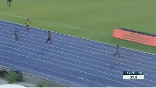 Gibson McCook Relays 2020 Gils  Class 2 4x100m Ewin Allen Record Run