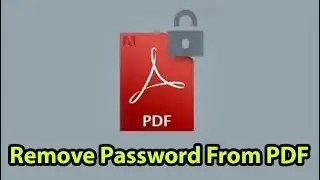 How to Remove Password From PDF File Without Software using Chrome