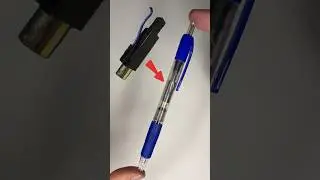 Electric Shocker pen 😱 #diy #craft
