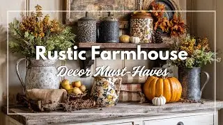 Vintage Country Charm for Fall: Rustic Farmhouse Decor Ideas to Warm Up Your Home