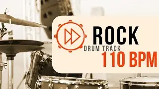 110 BPM | Classic Rock Drum Beat | Backing Track (#46)