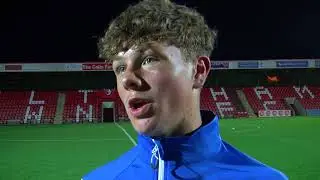 Jordan Stevens on his first goal
