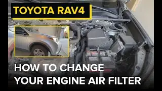 2015 Toyota RAV4 Engine Air Filter Change