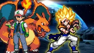 Ash Ketchum (New) VS Gogeta SSJ V3 in Jump Force Mugen