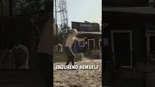 Stunt man is an expert at getting 'shot'! 😮👀  -  🎥 nyholmotto
