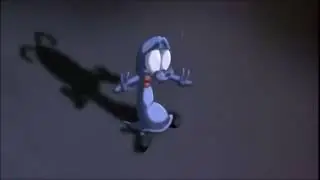 Blue monstar&rsquo;s feet wiggle looped slow-mo