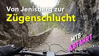 Davos MTB Hidden Gem: From Jenisberg to Z&uuml;gen Gorge on Historic Trails 🇨🇭 Swiss Alps