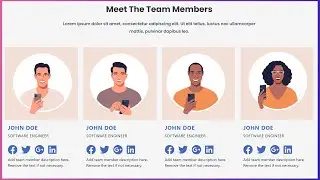 Как представить участников своей команды с помощью плагина Essential Addons для Elementor Page Bu...