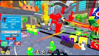 🦾🦾🦾toilet tower defense [april fool]🦾🦾🦾(DJ TV MEN/DRILL/GUPER/MEGA COMBO!!!!🦾🦾🦾