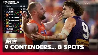 Who's the odd one out? Is the race for the Top 8 down to just 9 teams? I AFL 360 I On the Couch